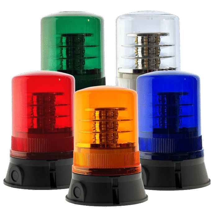 Roterande LED Blixtljus